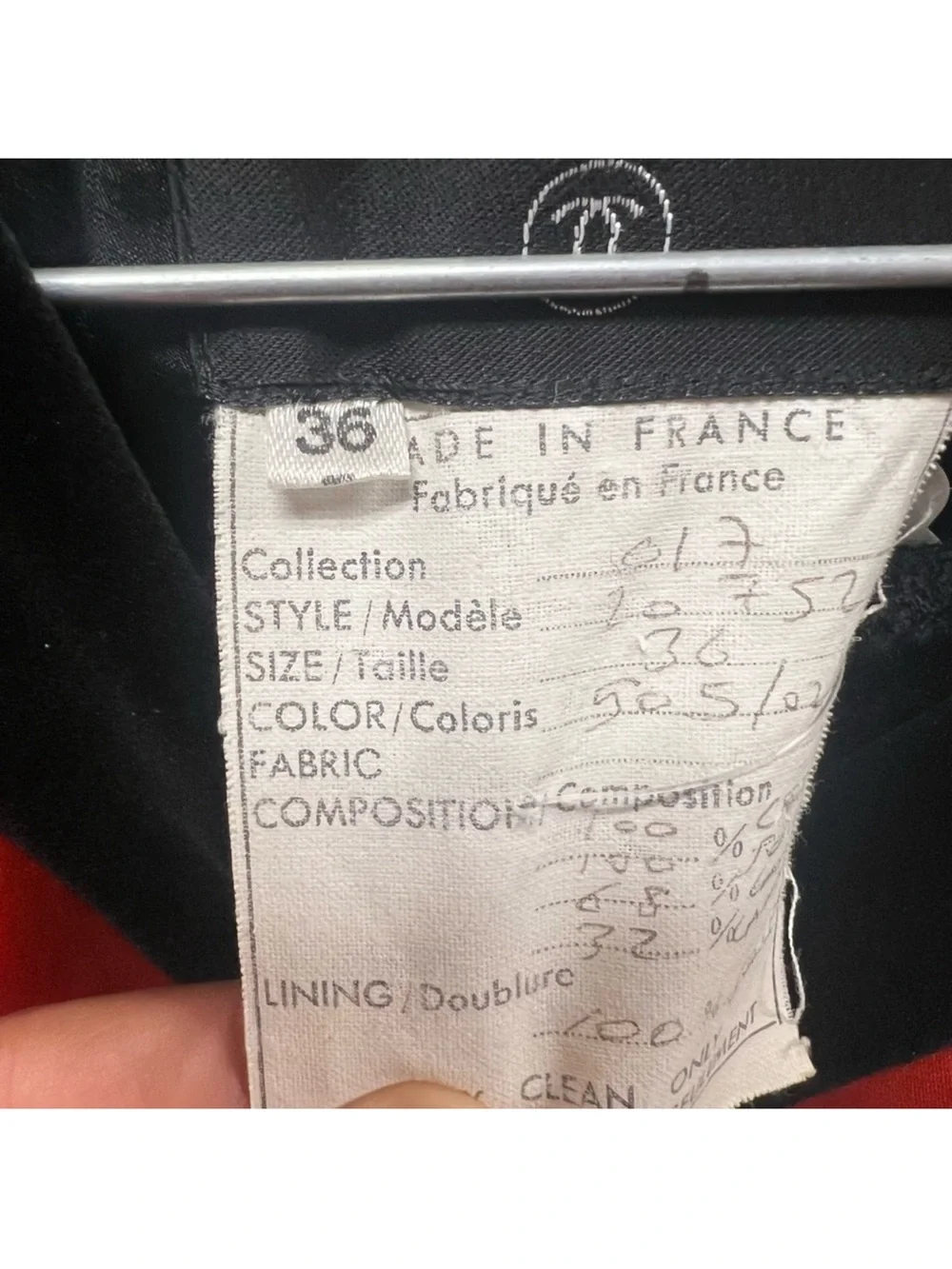 CHANEL 1988 orange